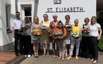 Ehrung langjähriger Mitarbeiterinnen des Seniorenhaus Sankt Elisabeth